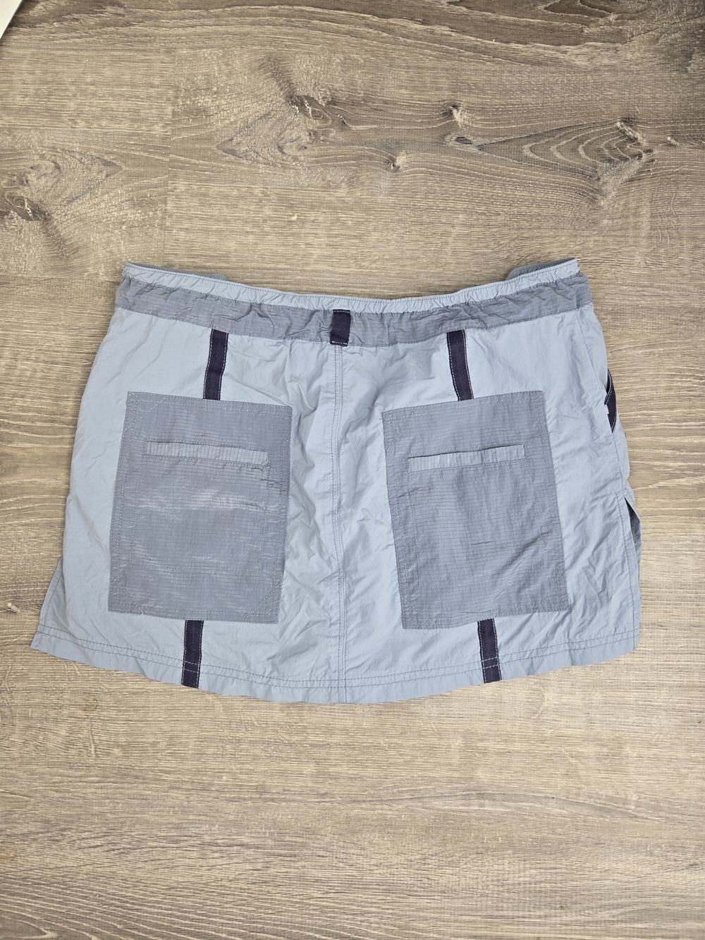 Free People Movement Moonbeam Rainwater Slate Blue Gray Utility Skort Small - Picture 4 of 14
